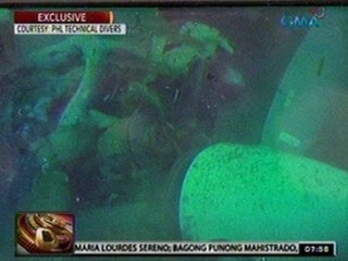 24Oras: EXCLUSIVE: Kanang makina ng bumagsak na eroplano ng grupo ni Robredo, nakita na