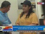 NTG: Anwar Sajid Ampatuan Alyas 'Datu Ulo', naka-detine sa Camp Crame