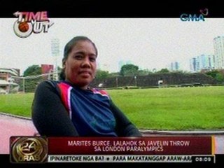 24Oras: Marites Burce, lalahok sa Javelin Throw sa London Paralympics