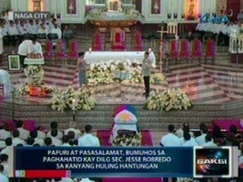 Saksi: Papuri at pasasalamat, bumuhos sa paghahatid kaySec. Robredo sa kanyang huling hantungan