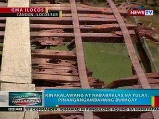 BP: Kinakalawang at nababaklas na tulay sa Ilocos Sur, pinangangambahang bumigay
