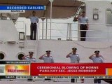 BT: Ceremonial Blowing of Horns para kay Sec. Robredo sa Manila