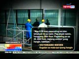 NTG: Dalawang housekeeping staff, sugatan matapos bayuhin ng hangin ang kanilang gondola
