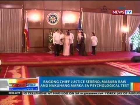 NTG: Pagbibigay ng patas na hatol at pasya, inaasahan ni Pangulong Aquino kay bagong CJ Sereno