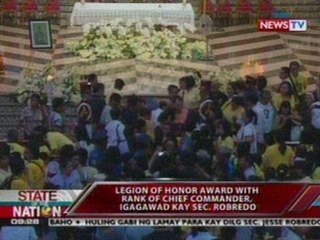 SONA: Mga Nagueño, dagsa sa huling araw ng lamay ni Sec. Jesse Robredo