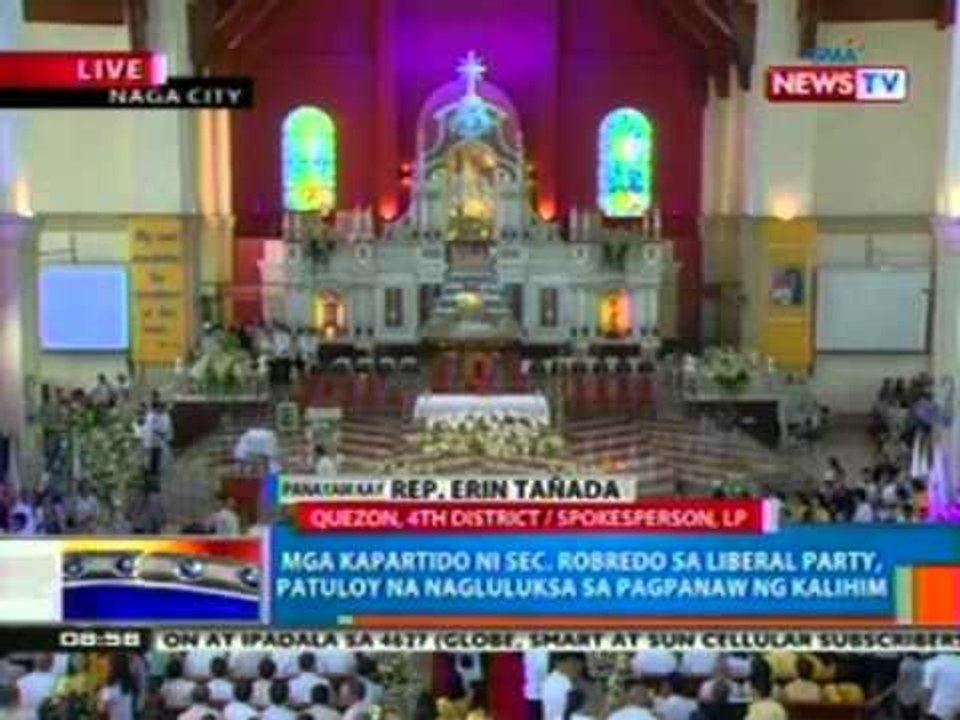 NTG: Mga kapartido ni Sec. Robredo sa Liberal party, patuloy na nagluluksa sa pagpanaw ng kalihim