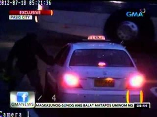 24oras: Away ng isang rider at taxi driver, na-huli cam