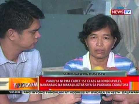 BT: Pamilya ni PMA Cadet 1st class Alfonso Aviles, nananalig na makaliligtas sa pagkaka-comatose