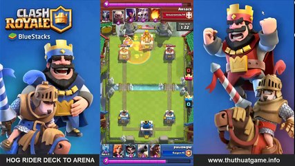 Tổng hợp clip đánh với Deck Hog rider [Clash Royale]