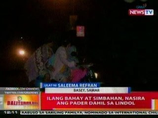 BT: Ilang bahay at simbahan sa Samar, nasira ang pader dahil sa lindol
