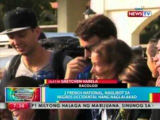 BP: 2 French national, naglibot sa Negros Occidental nang naglalakad