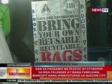 BT: Ban sa paggamit ng plastic at styropor, mahigpit nang ipinatutupad sa QC
