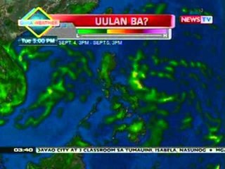 BP: Weather udpate as of 3:40pm (Sept 4, 2012)
