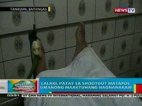 BP: 2 lalaking suspek sa pagnanakaw, patay sa magkahiwalay na shootout sa Luzon