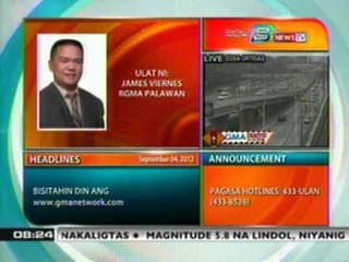 DB: Bangkang pangisda sa Palawan, lumubog matapos mabangga ng isang tanker