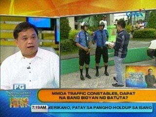 UB: MMDA traffic constables, dapat na bang bigyan ng batuta?