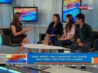 NTG: GMA News, may mahigit sa isang milyong Twitter follower