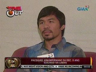 24 Oras: Pacquiao-Marquez 4, mangyayari sa Disyembre?