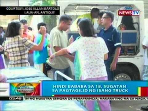 BP: Hindi bababa sa 18, sugatan sa pagtagilid ng isang truck