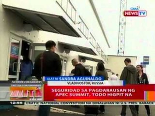 BT: Seguridad sa pagdarausan ng APEC Summit, todo higpit na