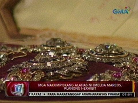24 Oras: Mga nakumpiskang alahas ni Imelda Marcos, planong i-exhibit