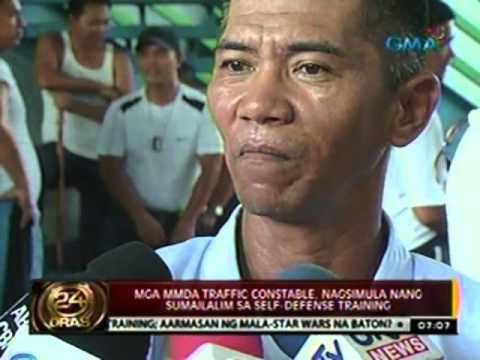 24 Oras: Mga MMDA traffic constable, nagsimula nang sumailalim sa self-defense training