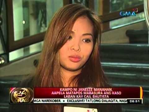24 Oras: Kampo ni Janelle Manahan, aapela matapos mabasura ang kaso laban kay Gail Bautista