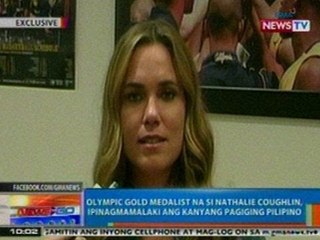 NTG: Olympic Gold Medalist na si Nathalie Coughlin, ipinagmalaki ang kanyang pagiging Pilipino