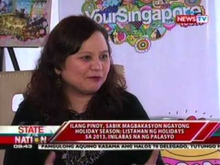SONA: Listahan ng holidays sa 2013, inilabas na ng Palasyo