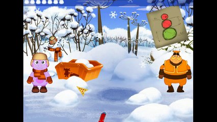 Moonzy (Luntik) Game for kids in Russian I want to know everything Episode 9 Lepim snowman 2017.