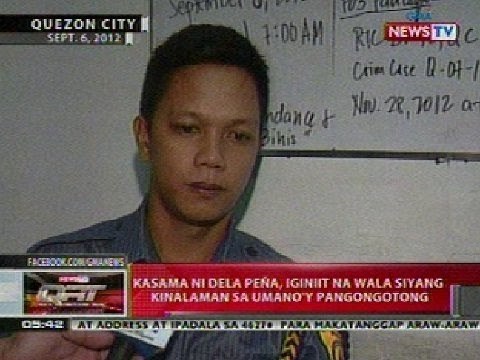 QRT: Kasama ni Dela Pena, iginiit na wala siyang kinalaman sa pangongotong
