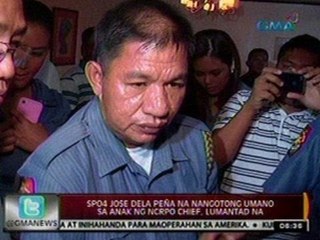 24 Oras: SPO4 Jose Dela Peña na nangotong umano sa anak ng NCRPO chief, lumantad na