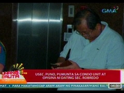 UB: Usec. Puno, pumunta sa condo unit at opisina ni dating DILG Sec. Robredo