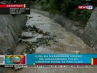 BP: Makikipot na daluyan ng tubig, itinuturong dahilan ng pagbaha sa Cebu City