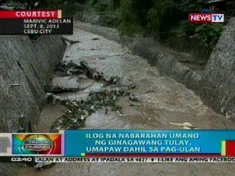 BP: Makikipot na daluyan ng tubig, itinuturong dahilan ng pagbaha sa Cebu City