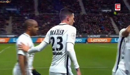 Julian Draxler  GOAL HD -Rennes	0-1	Paris SG 14.01.2017