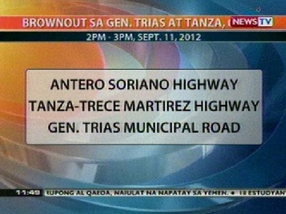 BT: Power interruptions (Sept 11, 2012)