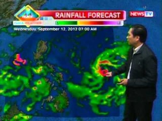 Descargar video: SONA: GMA Weather Update as of 9:17PM (September 11, 2012