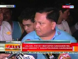 BT: Lalaki sa Manila, patay nang saksakin ng mga nakapikunang kainuman