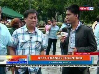 NTG: Ilang estudyante ng UST na na-stranded kagabi dahil sa baha, nagsimula nang umuwi