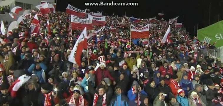 Kamil Stoch Wisla winning jump 124 m 14.01.2017
