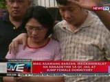 NTL: Mag-asawang Barzan, magkahiwalay na nakadetine sa QC jail at BJMP Female Dormitory