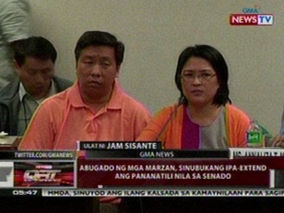 QRT: Mag-asawang Marzan, inilipat na sa magkahiwalay na kulungan