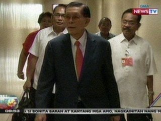 SONA: Sen. Pres. Enrile, kinumpirmang may nagpa-planong patalsikin siya sa puwesto