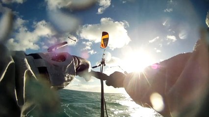 1ère session kitesurf de 2017