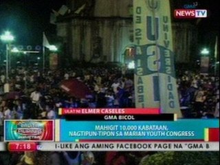 BP: Mahigit 10,000 kabataan, nagtipun-tipon sa Marian Youth Congress