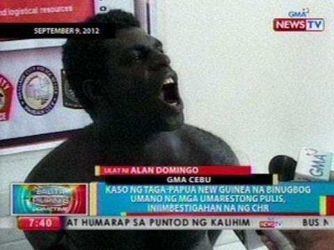 BP: Kaso ng taga-Papua New Guinea na binugbog umano ng mga umarestong pulis, iniimbestigahan na