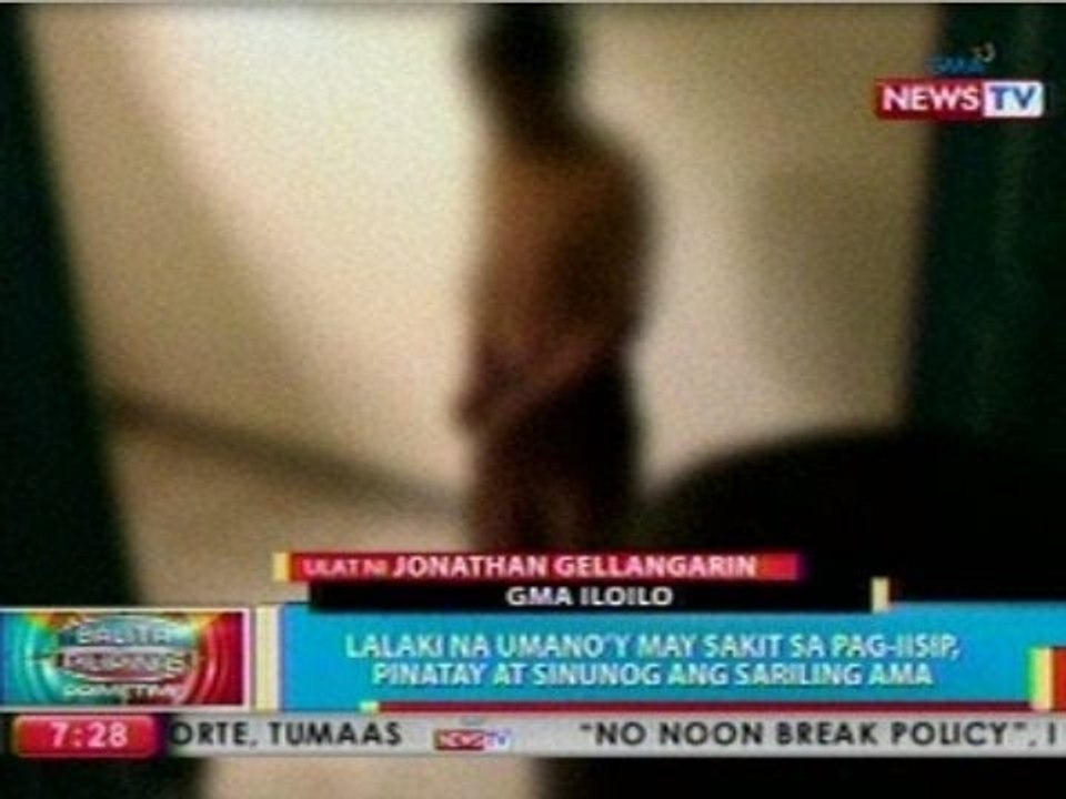 BP: Lalaki na umano'y may sakit sa pag-iisip, pinatay at sinunog ang sariling ama