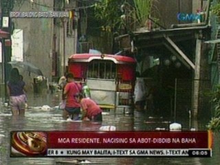 24 Oras: Mga residente, nagising sa abot-dibdib na baha
