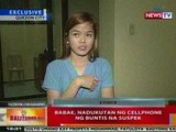 BT: EXCLUSIVE: Babae, nadukutan ng cellphone ng buntis na suspek sa QC